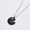 (Jewelry Parties Factory Sale)304 Stainless Steel Cable Chains Pendant Necklaces NJEW-F267-21P-2