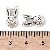 Tibetan Style Zinc Alloy Bunny Pendants TIBEP-R334-037AS-RS-3