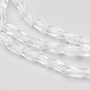Transparent Glass Beads Strands EGLA-E046-B01-3