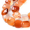 Natural Agate Beads Strands G-H024-D01-01-4