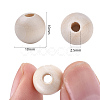 Unfinished Natural Wood Beads X-WOOD-S651-A10mm-LF-3
