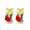 Alloy Enamel Brooches JEWB-N006-054-NR-1