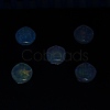 UV Plating Luminous Transparent Acrylic Beads OACR-P010-05E-4