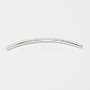 925 Sterling Silver Tube Beads X-STER-K021-02S-2