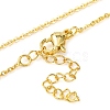 Brass Bowknot Pendant Necklaces NJEW-F326-06G-3