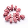 Natural Druzy Quartz Crystal Beads Strands G-F582-B09-2