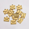 Tibetan Style Alloy Mail Charms PALLOY-EA10712Y-AG-4