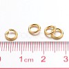 90pcs Golden Color Brass Jump Rings X-JRC6MM-G-3