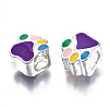 Alloy Enamel European Beads ENAM-N052-24G-3