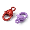 20Pcs Spray Painted Alloy Lobster Claw Clasps FIND-YW0001-79-3