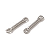 304 Stainless Steel Connector Charms STAS-Q323-04B-P-2