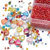 24 Style Round Glass Seed Beads SEED-YW0001-64-5