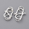 925 Sterling Silver S-Hook Clasps X-STER-T002-274S-2