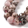 Natural Rhodonite Beads Strands G-K332-A01-01-3