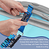   4Pcs 4 Style Nylon Adjustable Add-A-Bag Luggage Strap & Polyester Luggage Straps FIND-PH0007-06-7