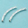925 Sterling Silver Tube Beads STER-Z004-04A-3