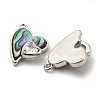 Natural Paua Shell Pendants KK-L211-010P-01-2