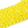 Transparent Glass Beads Strands EGLA-A039-T4mm-D21-1