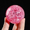 Crack Glass Crystal Ball Diaplay Decoration PW-WGEC563-01-3