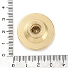 Golden Plated Brass Wax Sealing Stamp Head KK-K363-01G-03-4