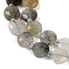 Natural Green Rutilated Quartz Beads Strands G-C116-A24-01-3