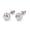 Non-Tarnish 304 Stainless Steel Stud Earring Findings STAS-I183-09B-P-2