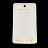 Gold Stamping Paper Jewelry Display Cards CDIS-M005-08-1