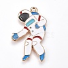 Alloy Enamel Pendants X-ENAM-O035-18G-1