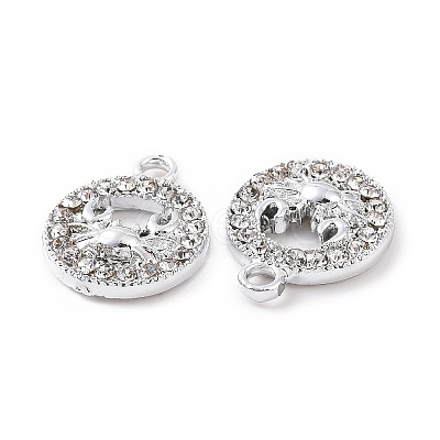 Alloy Rhinestone Charms ALRI-C008-05P-1