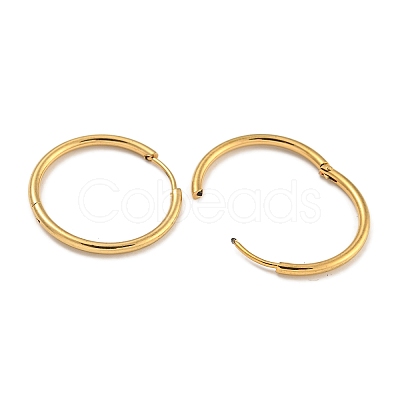 PVD Vacuum Plating 304 Stainless Steel Huggie Hoop Earrings for Women EJEW-F280-07D-G-1