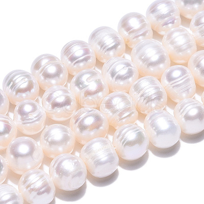 Natural Cultured Freshwater Pearl Beads Strands PEAR-N013-07N-1