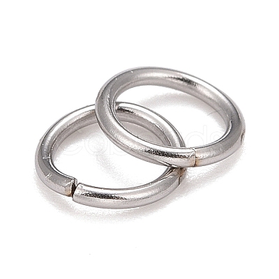 Non-Tarnish 304 Stainless Steel Jump Rings X-STAS-E482-15B-1