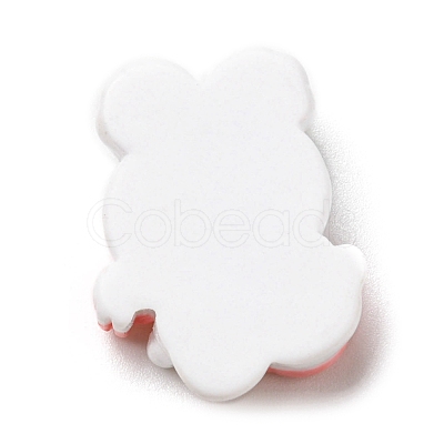 Musical Theme Opaque Resin Cabochons CRES-D008-01G-1