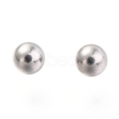 Non-Tarnish 316L Surgical Stainless Steel Beads STAS-H139-02F-P-1