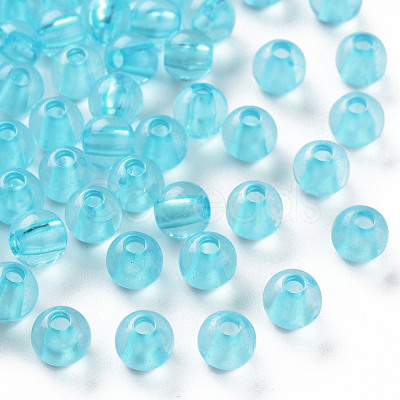 Transparent Acrylic Beads X-MACR-S370-A6mm-755-1