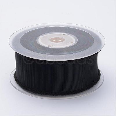 Polyester Frayed Grosgrain Ribbons ORIB-N0002-16mm-08-1