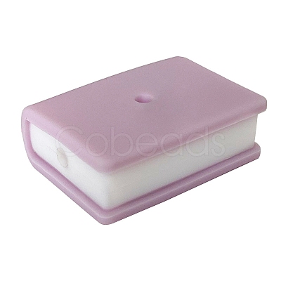 Book Food Grade Silicone Beads PW-WG54979-04-1