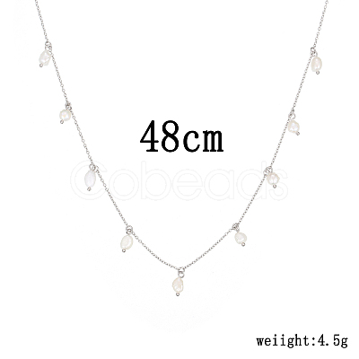 Pearl Pendant Necklaces VU5374-2-1