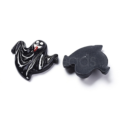 Halloween Theme Opaque Resin Cabochons RESI-D0003-11B-1