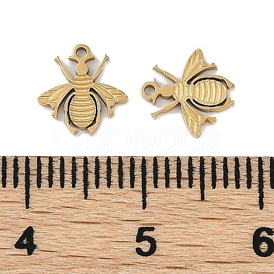 Ion Plating(IP) 304 Stainless Steel Charms STAS-M080-13G-02-1