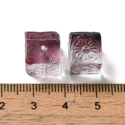 Transparent Glass Beads GLAA-D025-02D-1