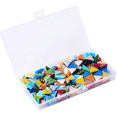 Mosaic Glass Cabochons GLAA-PH0005-02-1