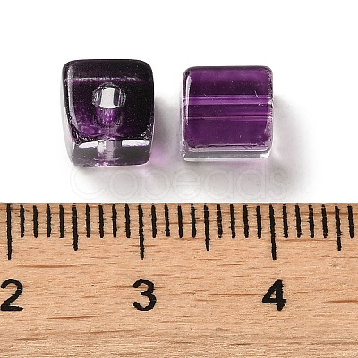 Two Tone Transparent Glass Beads X1-GLAA-NH0001-03E-1