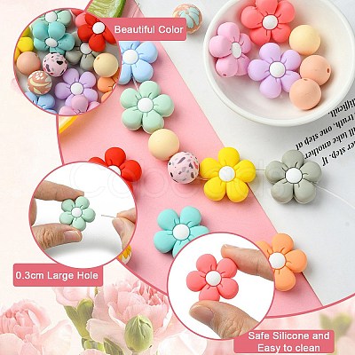 Food Grade Eco-Friendly Silicone Beads SIL-YW0001-23-1