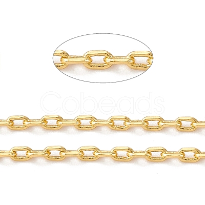 Brass Cable Chains CHC-O001-09G-1