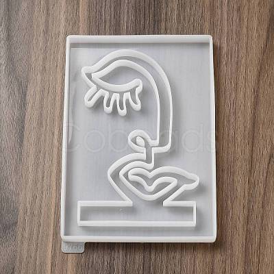 Abstract Art Human Face Display Decoration DIY Silicone Molds SIMO-C011-02-1