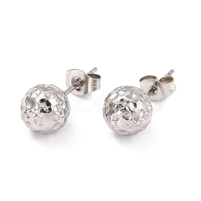 Non-Tarnish 304 Stainless Steel Stud Earring Findings STAS-I183-09B-P-1