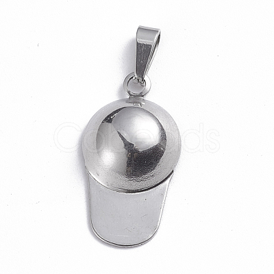 Tarnish Resistant 201 Stainless Steel Pendants STAS-O113-17P-1