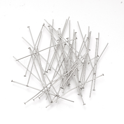 Tarnish Resistant 304 Stainless Steel Flat Head Pins STAS-Q218-01A-1