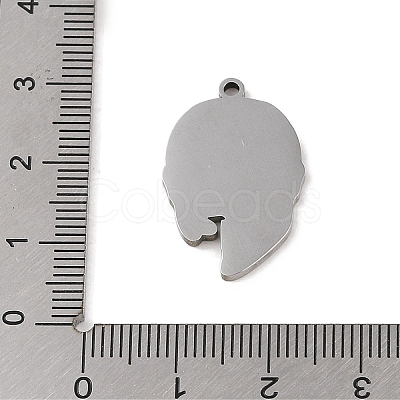 Non-Tarnish 304 Stainless Steel Pendants STAS-C095-17P-1